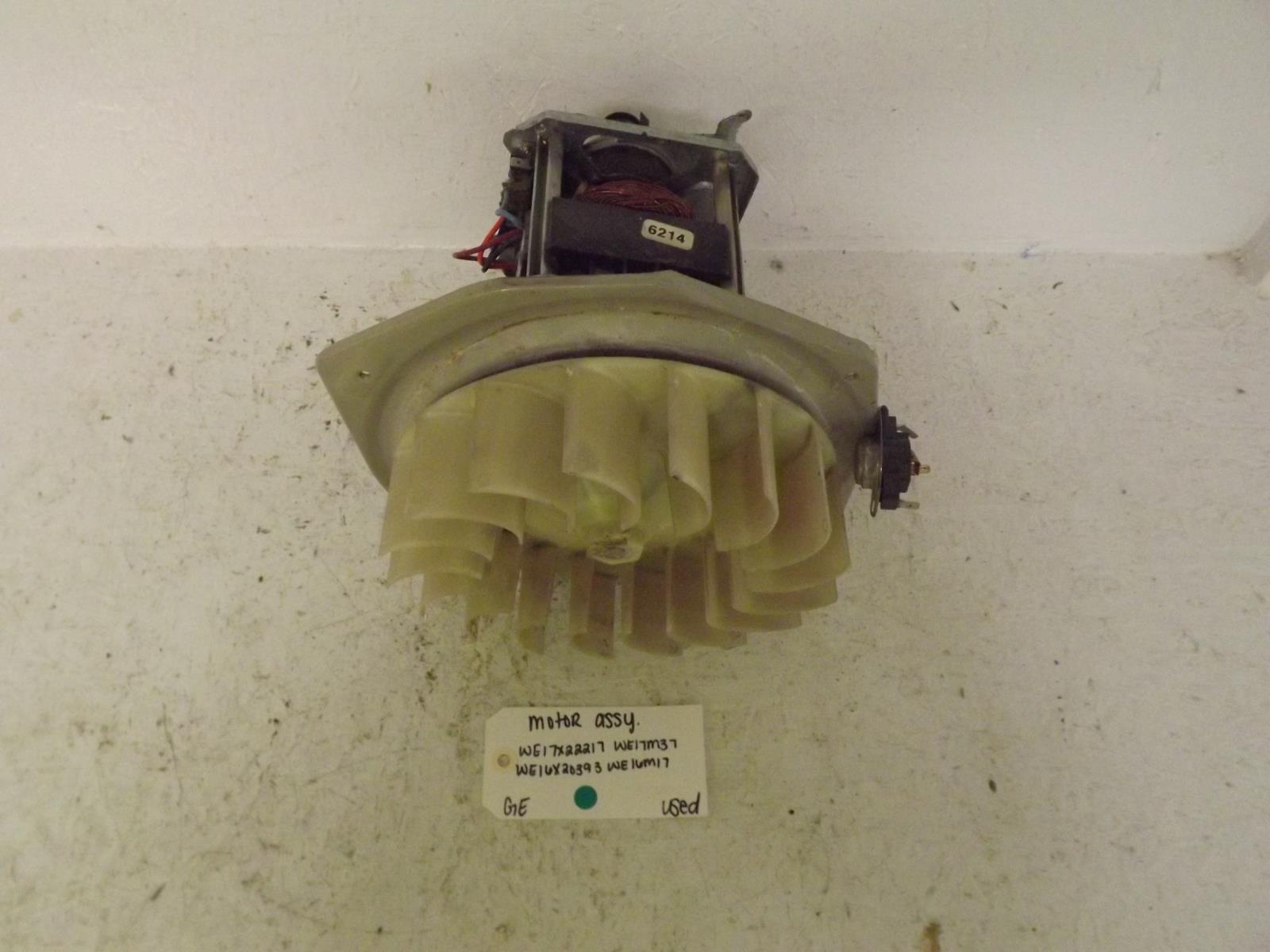 GE Dryer WE17X22217 WE17M37 WE16X20393 WE16M17 Motor Assembly Used GE Dryer WE17X22217 WE17M37 WE16X20393 WE16M17 Motor Assembly Used